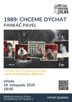 Plakát na promítání filmu